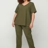 Zizzi Blouse - Ivy Green -France Zizzi Soldes 2022 badfc4478b0d4b27960c0f9abd903fa2
