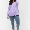 Zizzi Gilet - Purple Rose Mel. -France Zizzi Soldes 2022 bc26afe3a44348bdb456a878f4b4ead7