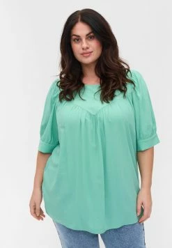 Zizzi Blouse - Dusty Jade Green