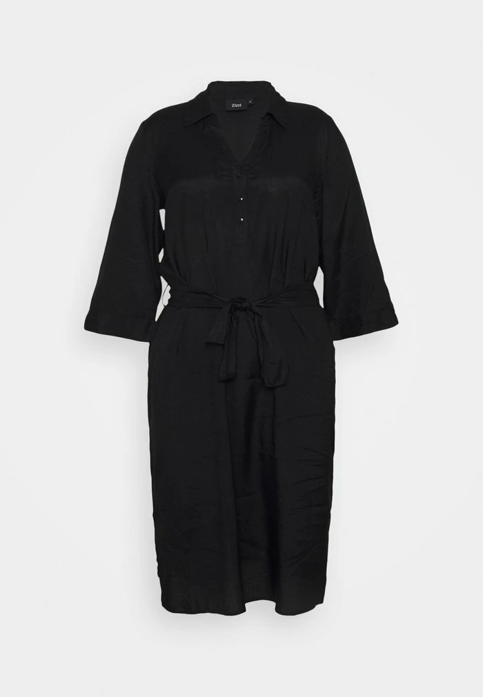 Zizzi EFRANKA DRESS - Robe De Jour - Black 7 Zizzi EFRANKA DRESS - Robe De Jour - Black – Image 7