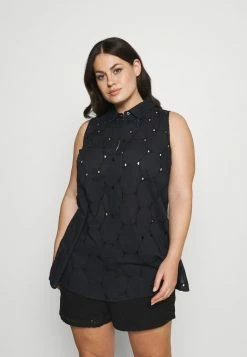 Zizzi MALFIE TUNIC - Blouse - Black