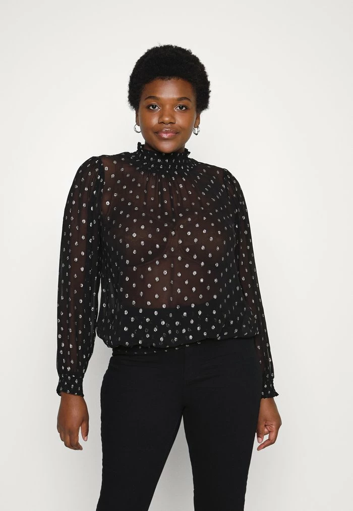 Zizzi BLOUSE - Blouse - Black 1 Zizzi BLOUSE - Blouse - Black