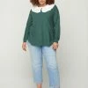 Zizzi MIT RUNDHALSAUSSCHNITT - Pullover - Green -France Zizzi Soldes 2022 bf05babcaf224e5cb67b76be5a6cc8e0