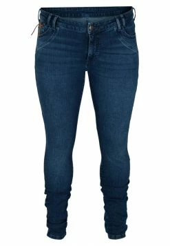 Zizzi EXTRA SANNA REGULAR HEIGHT - Jeans Skinny - Blue Denim