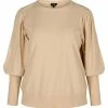 Zizzi MIT DEKORATIVEN - Pullover - Birch Mel -France Zizzi Soldes 2022 bfaca7b4f46d476d8427de36e181de7e
