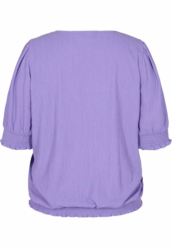 Zizzi Blouse - Paisley Purple 4 Zizzi Blouse - Paisley Purple – Image 4