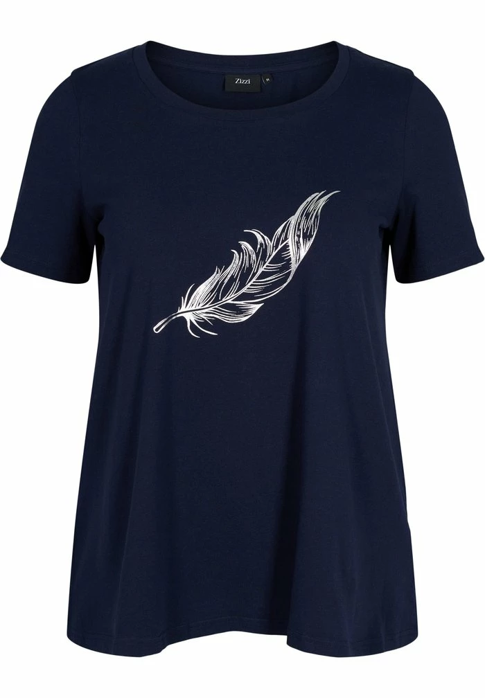 Zizzi T-shirt Imprimé - Blue 2 Zizzi T-shirt Imprimé - Blue – Image 2