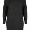 Zizzi Meliertes - Robe Pull - Dark Grey Melange -France Zizzi Soldes 2022 c29312a97b6c4d51bebffb0976543792