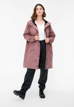 Zizzi UND SCHLUSS - Veste Imperméable - Rose Taupe