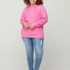 Zizzi Sweat à Capuche - Phlox Pink -France Zizzi Soldes 2022 c307a428c0754d88baf65d356e638ff8