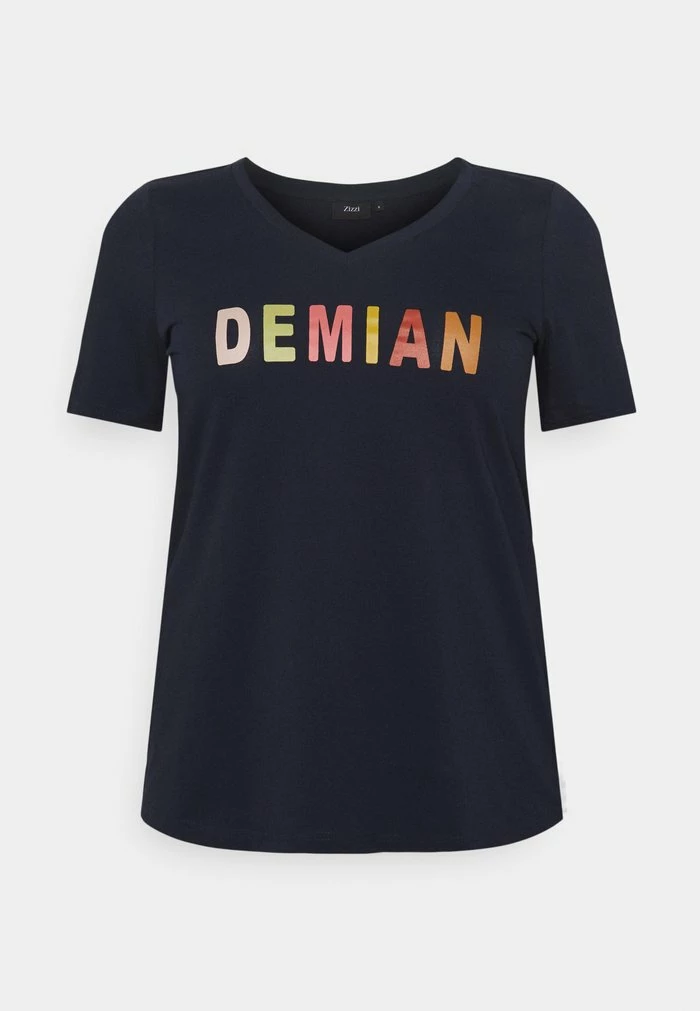 Zizzi FIERCE STRAIGHT TEE - T-shirt Imprimé - Night Sky 6 Zizzi FIERCE STRAIGHT TEE - T-shirt Imprimé - Night Sky – Image 6