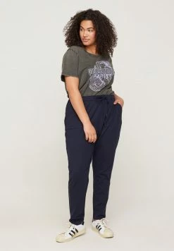 Zizzi Pantalon Classique - Night Sky