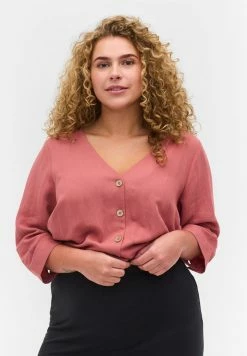Zizzi VMACY, 3/4, V-NECK - Blouse - Withered Rose