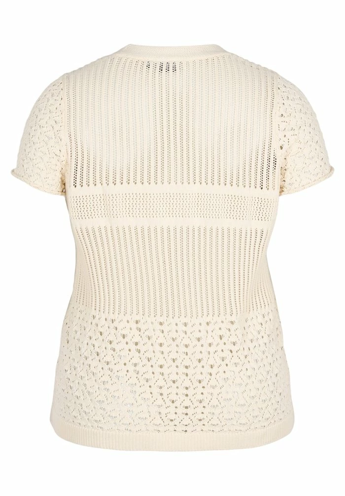 Zizzi Gilet - Warm Off White 2 Zizzi Gilet - Warm Off White – Image 2