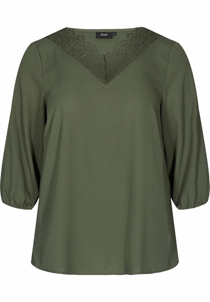 Zizzi Blouse - Green 1 Zizzi Blouse - Green