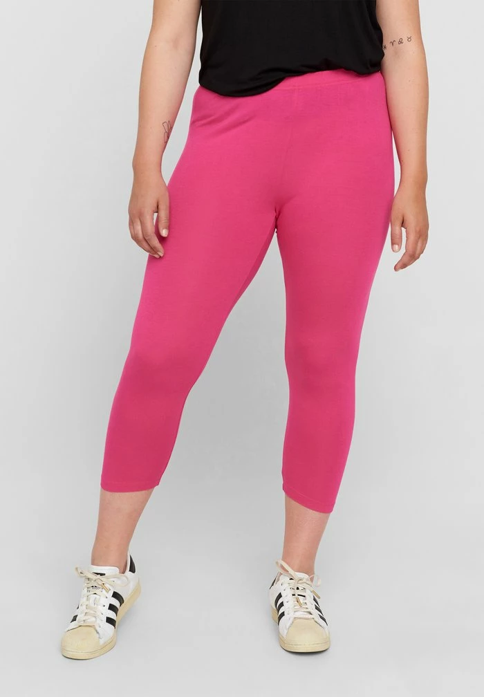 Zizzi BASIC - Legging - Fuchsia Purple 1 Zizzi BASIC - Legging - Fuchsia Purple