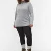 Zizzi Pullover - Light Grey Melange -France Zizzi Soldes 2022 c708a27b570d40b39d7a42b4cef12319