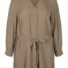 Zizzi WITH BELT - Tunique - Timber Wolf -France Zizzi Soldes 2022 c75f6ac2fcc744e28d43199f8a1914e5