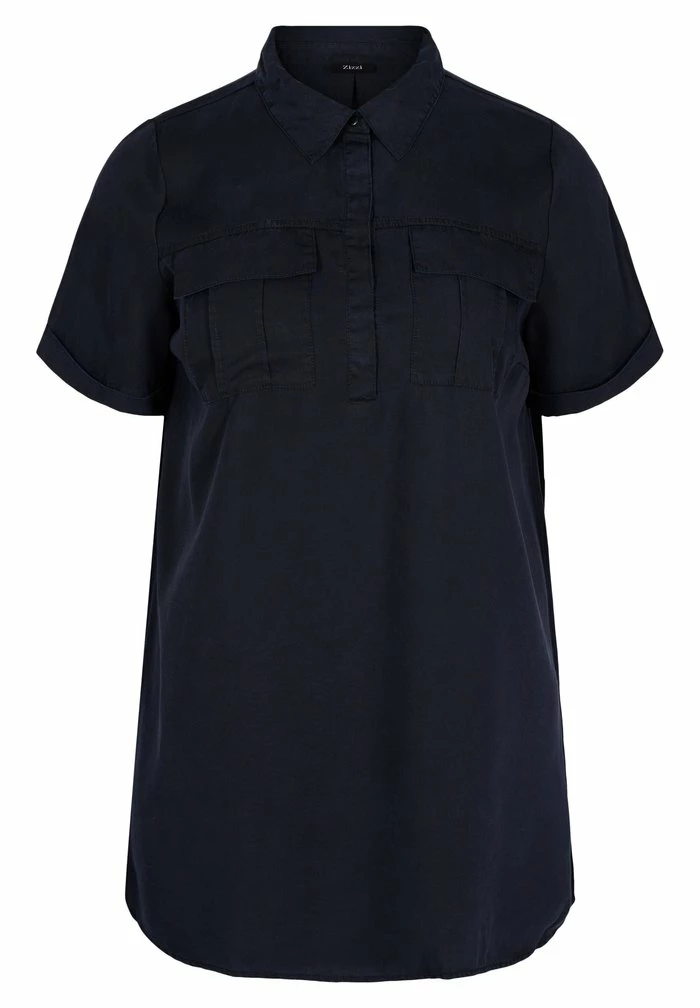 Zizzi MIT KRAGEN - Tunique - Black 4 Zizzi MIT KRAGEN - Tunique - Black – Image 4