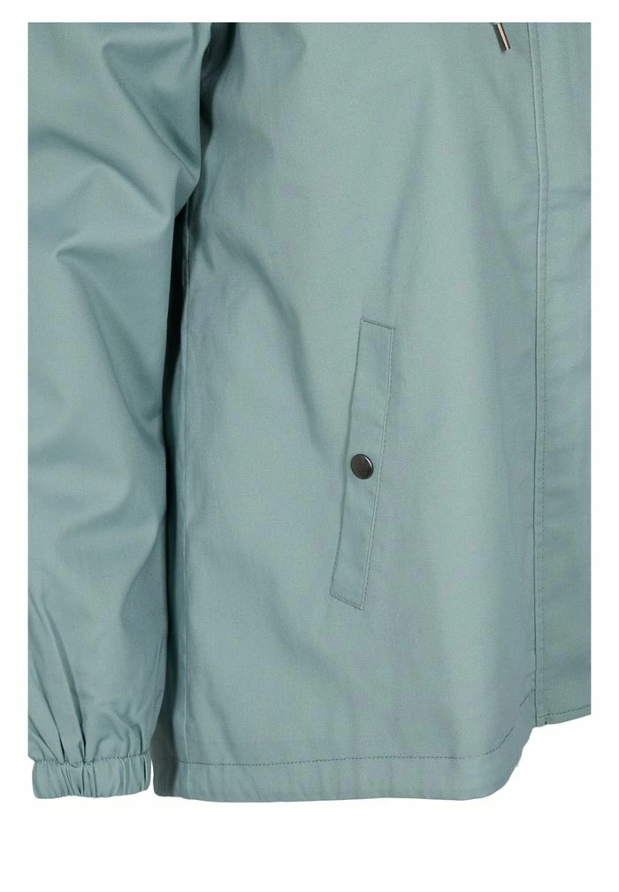 Zizzi Veste Mi-saison - Chinois Green 5 Zizzi Veste Mi-saison - Chinois Green – Image 5