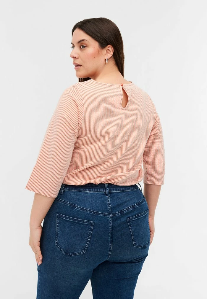 Zizzi Blouse - Orange 3 Zizzi Blouse - Orange – Image 3