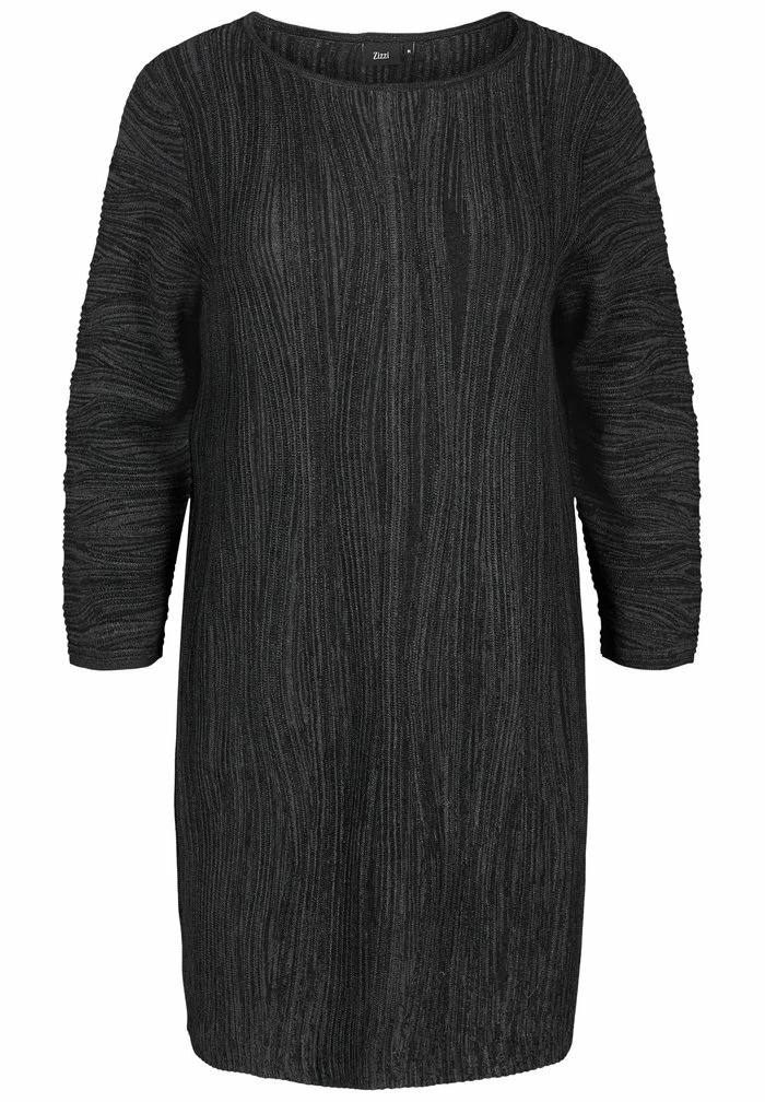 Zizzi Robe Pull - Dark Grey 4 Zizzi Robe Pull - Dark Grey – Image 4