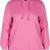 Zizzi Sweat à Capuche - Phlox Pink -France Zizzi Soldes 2022 caca48da8cff4af2bab267a2006f530d