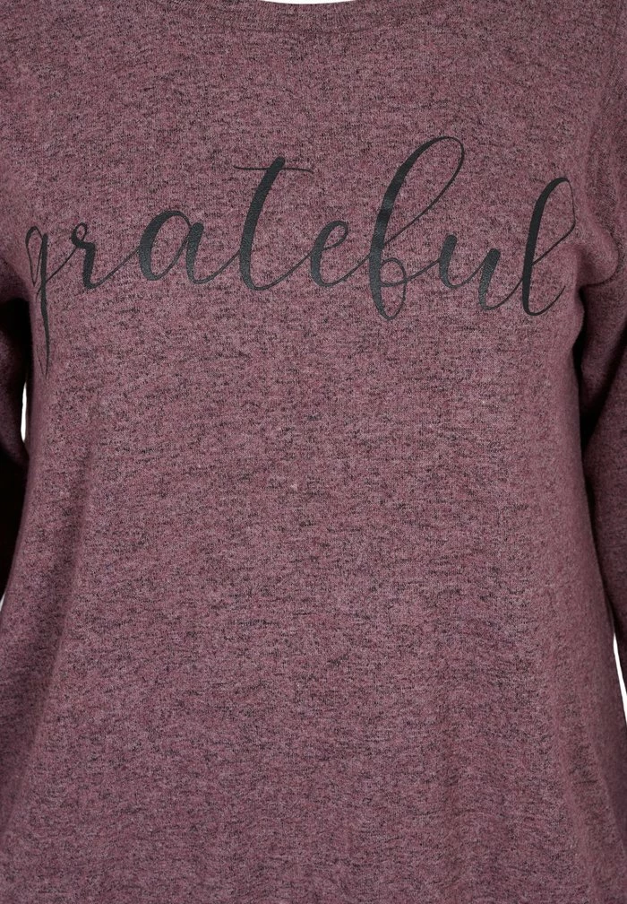 Zizzi T-shirt à Manches Longues - Port Royal Mel 5 Zizzi T-shirt à Manches Longues - Port Royal Mel – Image 5