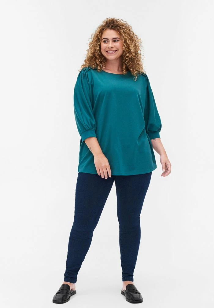Zizzi Blouse - Pacific 2 Zizzi Blouse - Pacific – Image 2