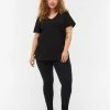 Zizzi 2-PAK - T-shirt Basique - Black -France Zizzi Soldes 2022 cbcc6e464b26408d8c97423fe890d3cd