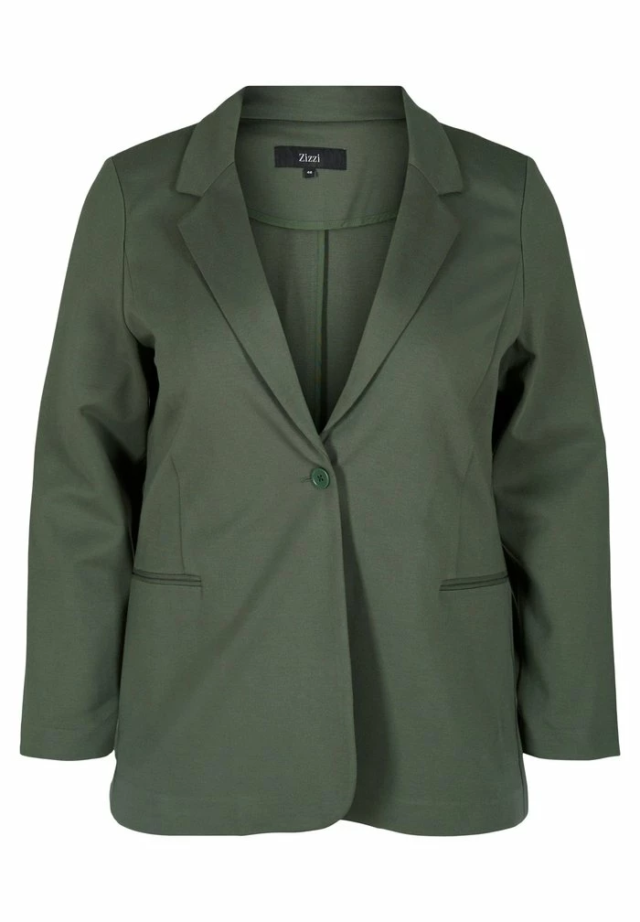 Zizzi MIT KNOPF UND DEKORATION - Blazer - Thyme 4 Zizzi MIT KNOPF UND DEKORATION - Blazer - Thyme – Image 4