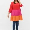 Zizzi BLOCK - Blouse - Multicoloured -France Zizzi Soldes 2022 cc5abbf2c21a4575b59039b167a916e0