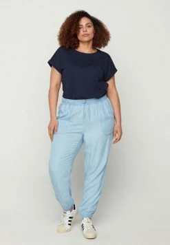 Zizzi Pantalon De Survêtement - Light Blue