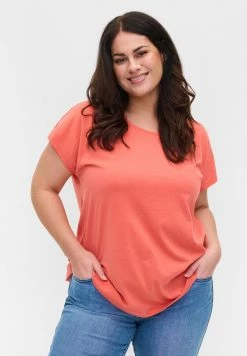 Zizzi T-shirt Basique - Coral