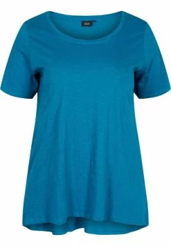 Zizzi KURZARM - T-shirt Basique - Moroccan Blue