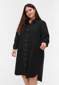 Zizzi MIT KRAGEN - Chemisier - Black