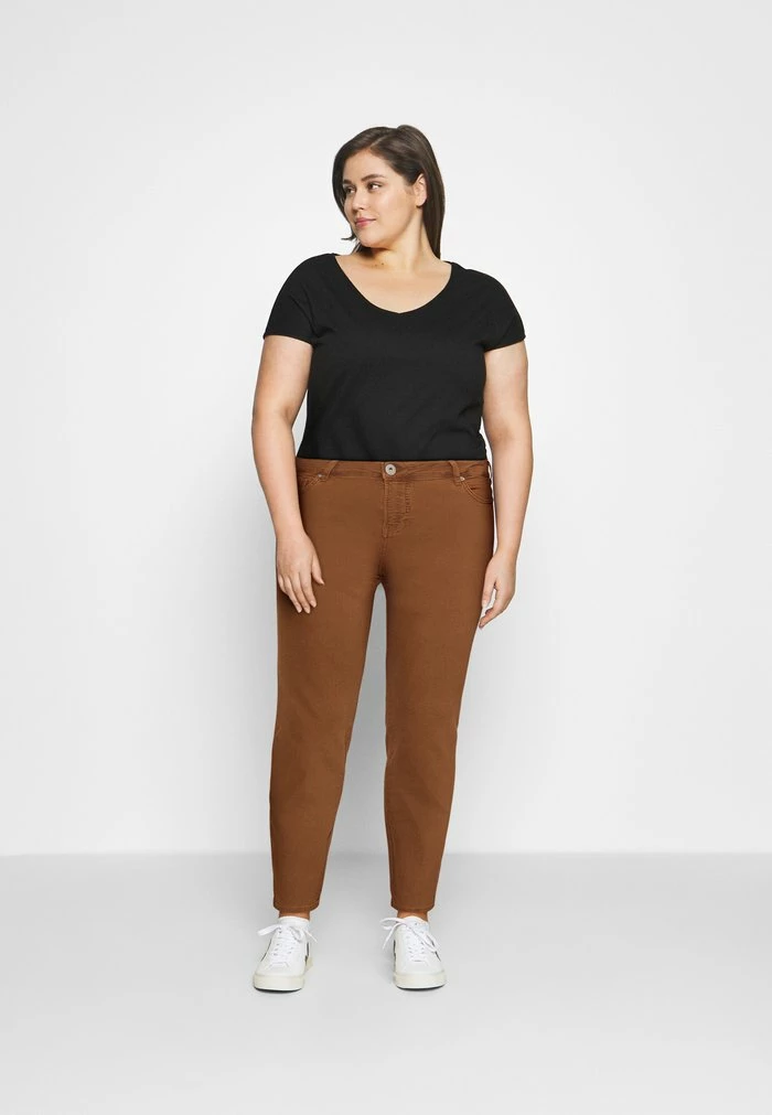 Zizzi JANN AMY - Jeans Skinny - Brown 2 Zizzi JANN AMY - Jeans Skinny - Brown – Image 2