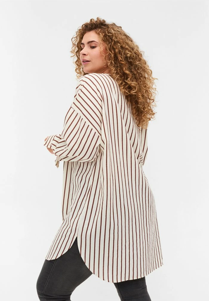 Zizzi Blouse - Brown 3 Zizzi Blouse - Brown – Image 3