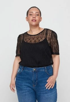 Zizzi MONITTA - Blouse - Black