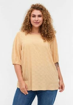 Zizzi Blouse - Yellow Check