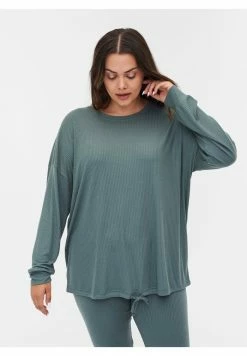 Zizzi T-shirt à Manches Longues - Balsam Green