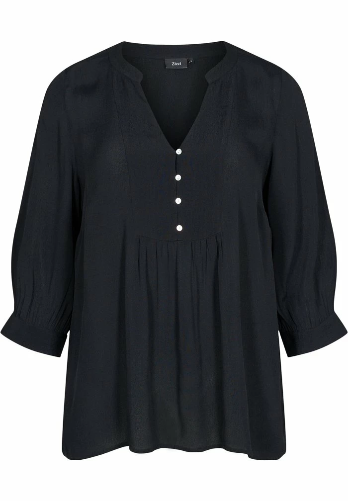 Zizzi 3/4-ÄRMELN - Tunique - Black 2 Zizzi 3/4-ÄRMELN - Tunique - Black – Image 2