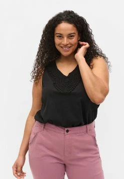 Zizzi Débardeur - Black