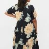 Zizzi Robe De Jour - Roses On Navy -France Zizzi Soldes 2022 d3d19e32e35f44338104bb3d841f38e0