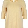 Zizzi Blouse - Yellow -France Zizzi Soldes 2022 d44e9d3181bf4b5ba292562738d3d3a7