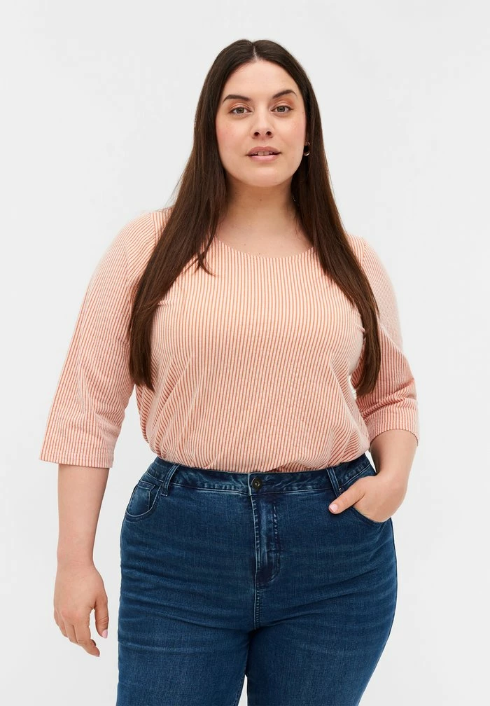 Zizzi Blouse - Orange 1 Zizzi Blouse - Orange