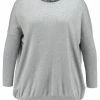 Zizzi OCARRIE - Pullover - Grey Melange -France Zizzi Soldes 2022 d4898a975c3c4f9b86bb80f9b3137ac0