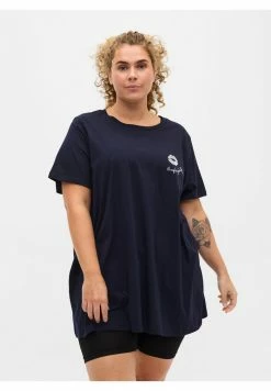 Zizzi OVERSIZE AUS - Haut De Pyjama - Night Sky Lips
