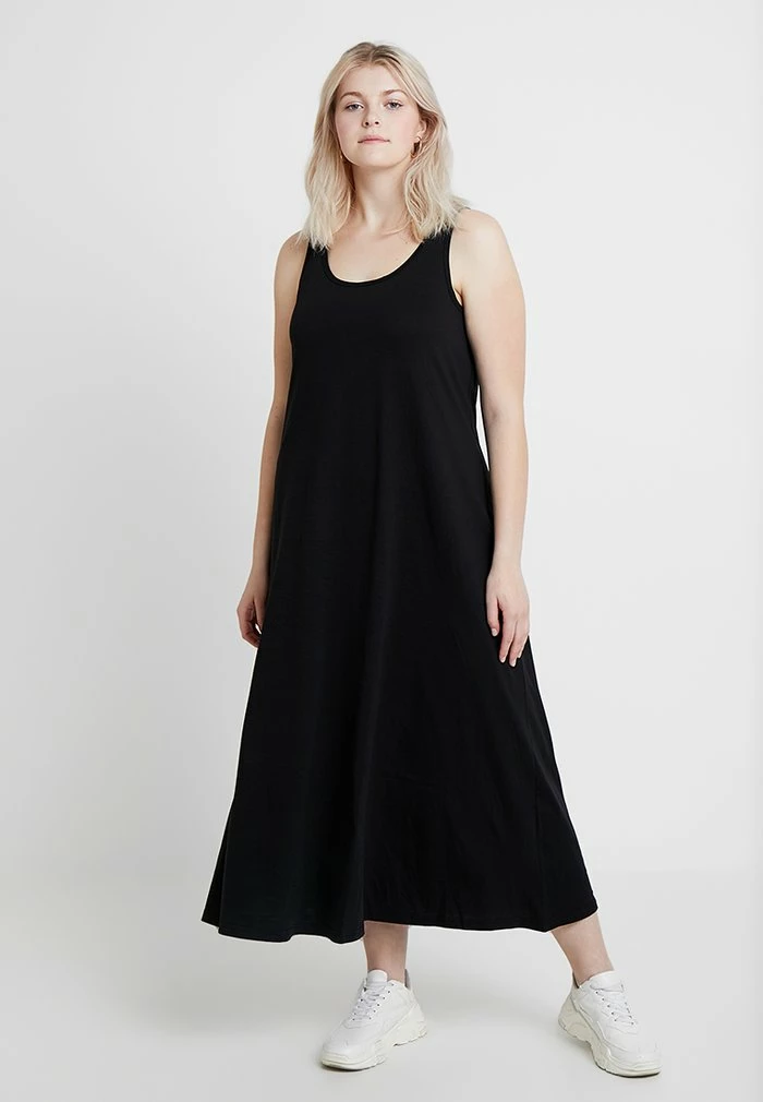 Zizzi VMINA DRESS - Robe En Jersey - Black 1 Zizzi VMINA DRESS - Robe En Jersey - Black