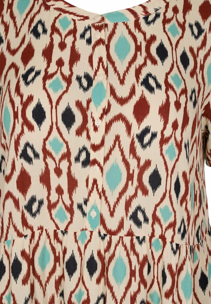 Zizzi Robe De Jour - Beige 6 Zizzi Robe De Jour - Beige – Image 6